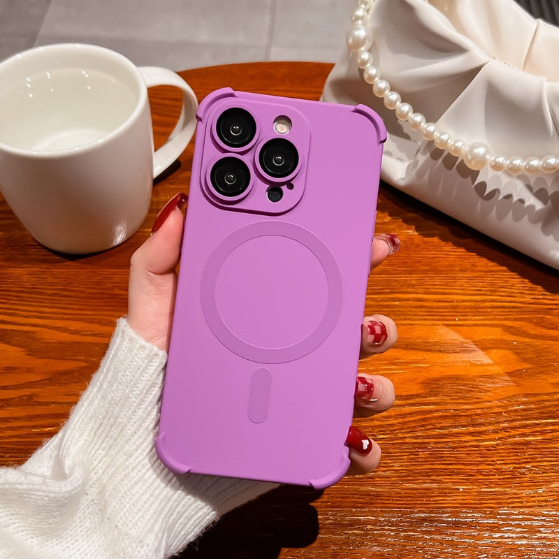 Liquid Silicone Anti-fall Soft Case for iPhone