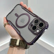 Coque magnétique transparente antichoc pour iPhone 