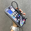Fold Glass Lens Stand Magnetic Transparent Case For iPhone