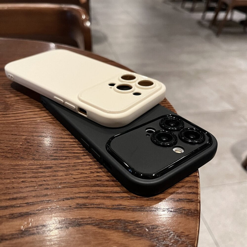 Lens Protection Shockproof Silicone Case for iPhone
