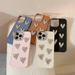Silver Love Plating TPU Case for iPhone