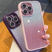 Lens Protection Glitter Gradient Case for iPhone