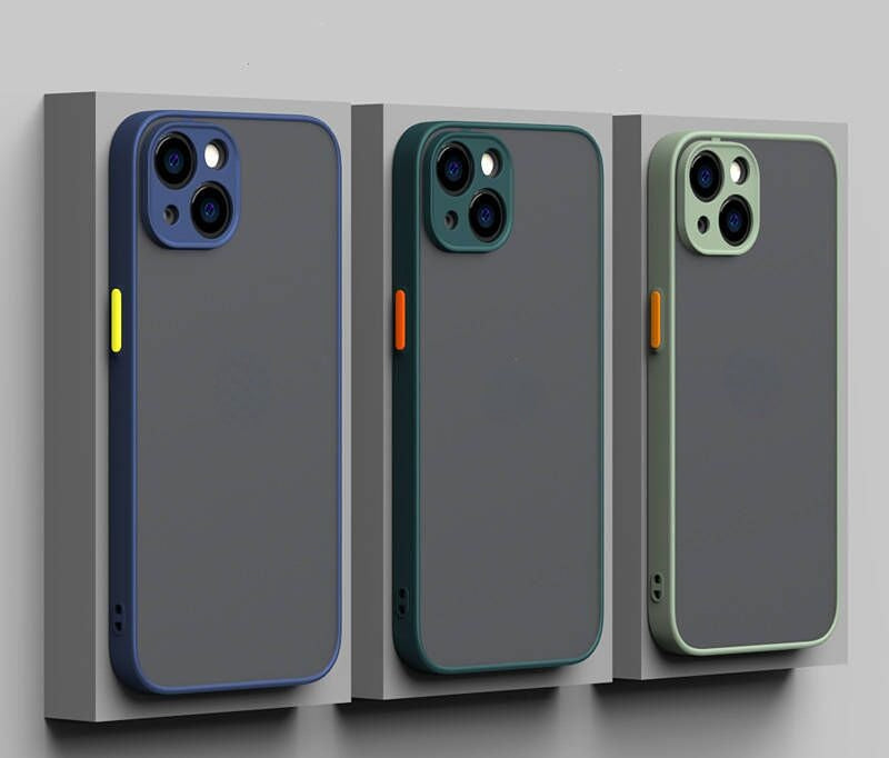 Shockproof Matte Hard Case For iPhone