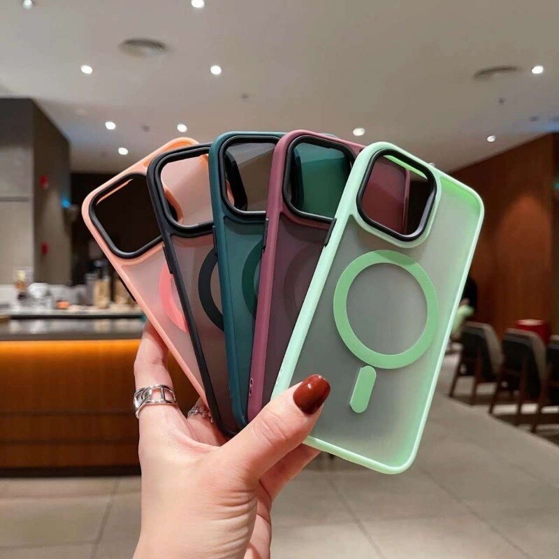 Shockproof Matte Candy Color Case For iPhone