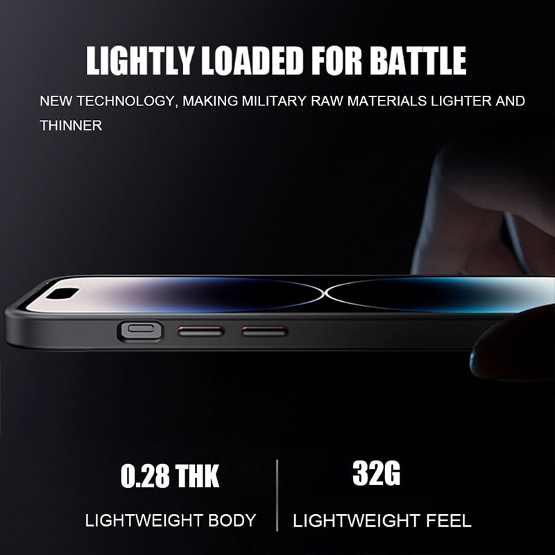 Matte Magnetic Clear Case For iPhone