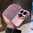 Coque brillante à paillettes laser pour iPhone 