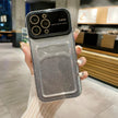 Étui transparent à paillettes pour iPhone 