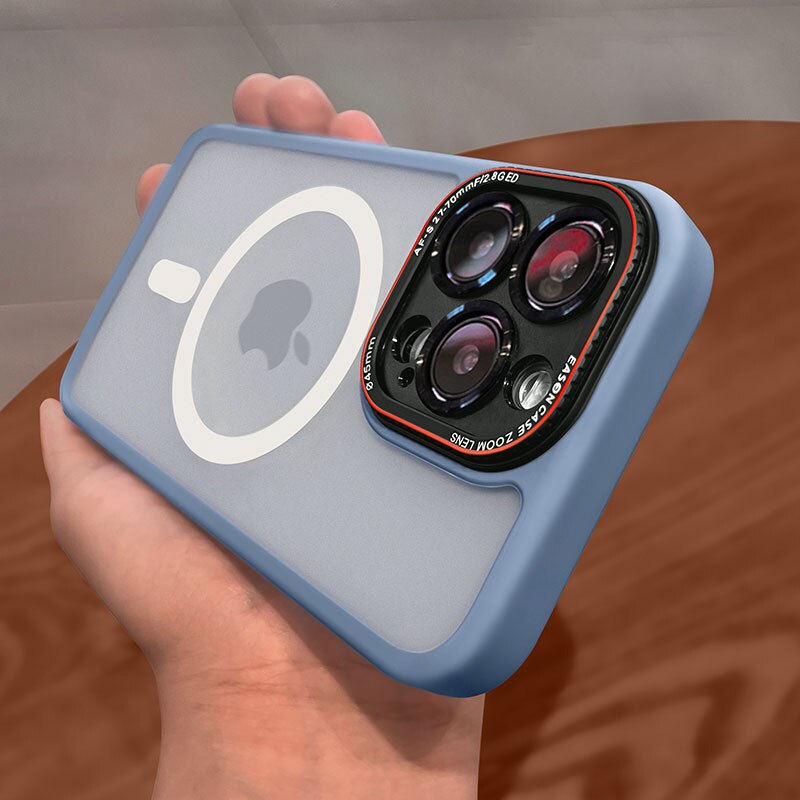 Matte Magnetic Clear Case For iPhone