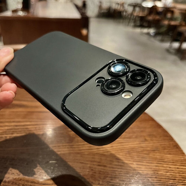 Lens Protection Shockproof Silicone Case for iPhone