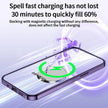 Coque transparente en TPU souple plaquée pour iPhone 