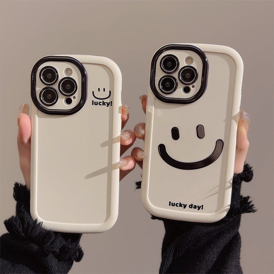 Coque en silicone Graffiti Smiley pour iPhone 