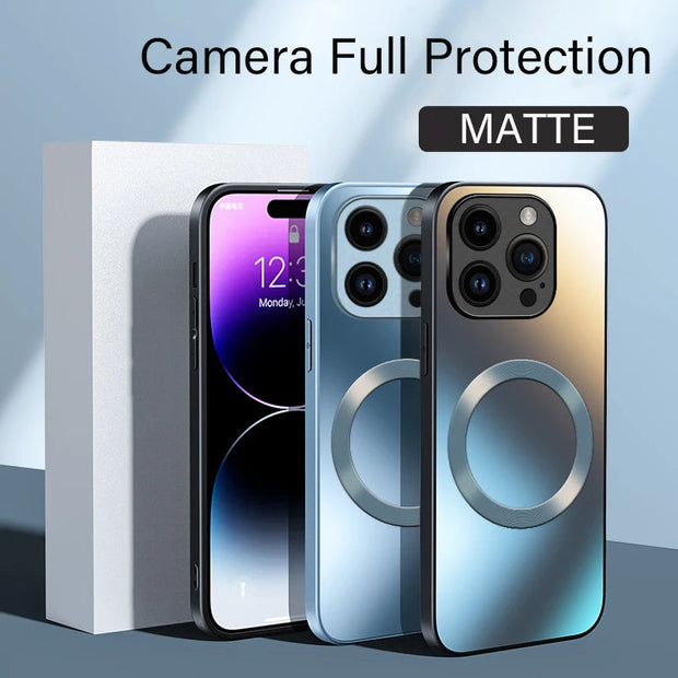 Coque de protection mate et givrée pour iPhone 