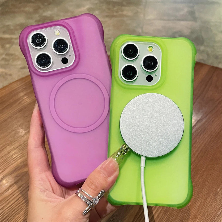 Coque souple transparente et mate pour iPhone 