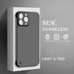 Solid Color Matte Frameless Case For iPhone