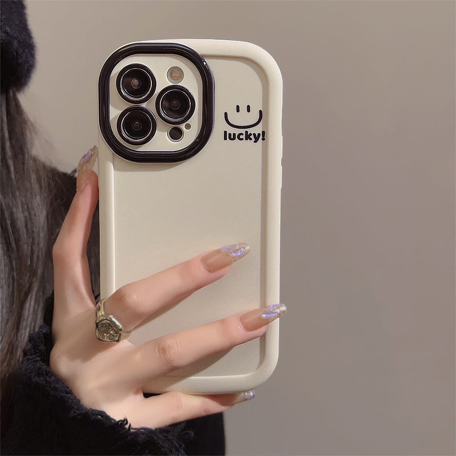 Coque en silicone Graffiti Smiley pour iPhone 