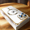 Coque transparente en TPU souple plaquée pour iPhone 