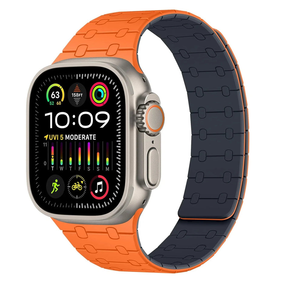 AP Magnetic Silicone Strap For Apple Watch