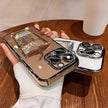 Plating Quicksand Cup Soft Case for iPhone